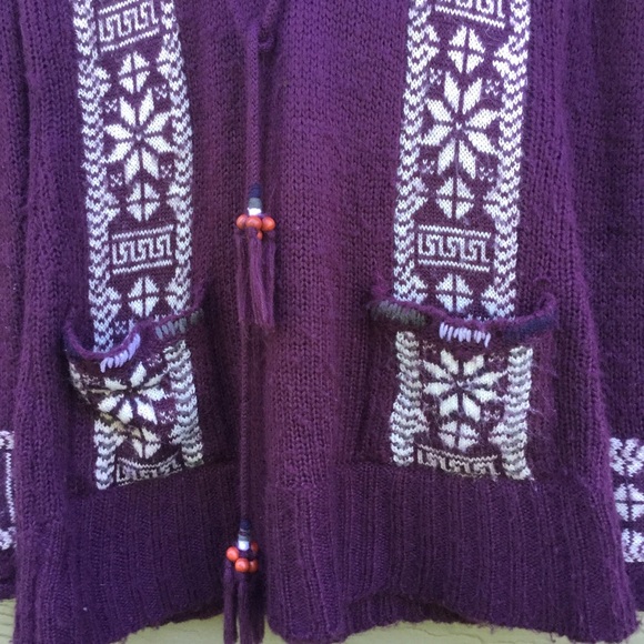 Anthropologie Lulumari Purple Sweater - Picture 3 of 8